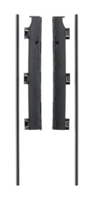 Baby Dan - Uchwyt montażowy do ściany do bramek FLEX M, L, XL, XXL, czarny