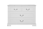 Ines elegant white komoda 4- szufladowa