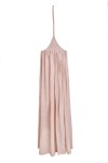 Dusty pink lniany baldachim
