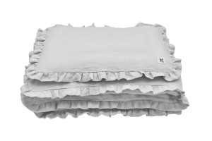 Stone gray  lniana pościel 2-el z wypełnieniem M