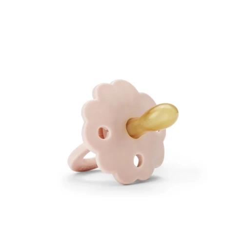 Smoczek Elodie Binky Bloom silikonowy 0–6 m Powder Pink