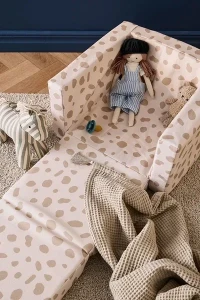 Kid's Concept - Składany fotelik w kropki