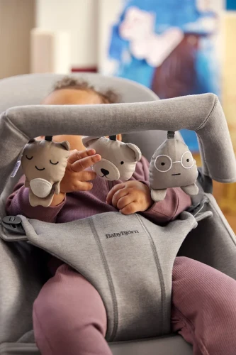 Zabawka do leżaczka BABYBJORN Soft Friends Neutrals