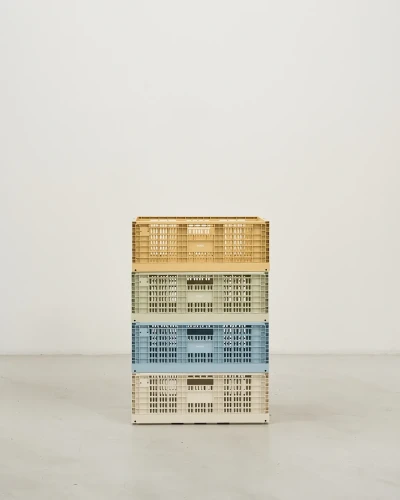 MODU skrzynia do przechowywania Honey Yellow, pojemnik na klocki i zabawki