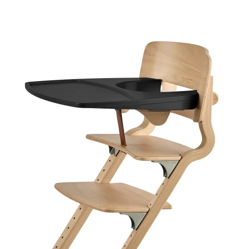 LEANDER tacka do krzesełka CLASSIC i LOUIE czarna, stolik do karmienia